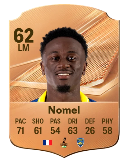 Nomel 62 Common LM FC 26 card