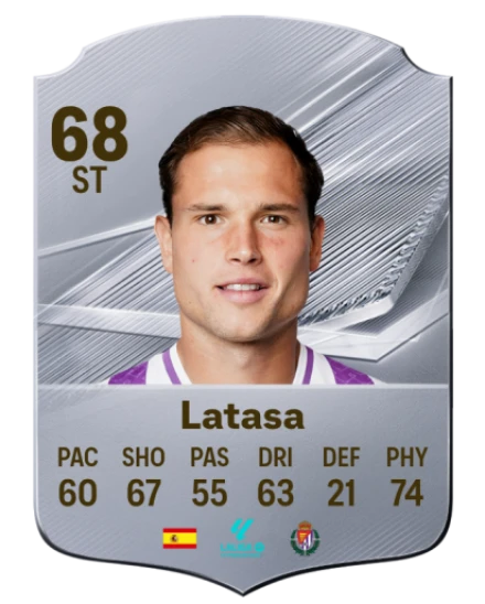 Latasa 68 Silver ST FC 27 card