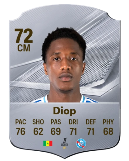 Diop 72 Silver CM FC 27 card