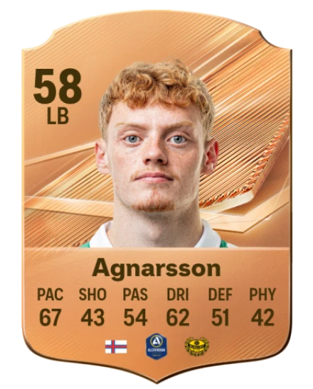 Agnarsson 58 Common LB FC 26 card