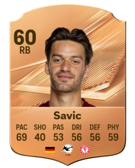 Savic 60 Bronze RB FC 27 card