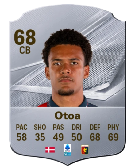 Otoa 68 Silver CB FC 27 card