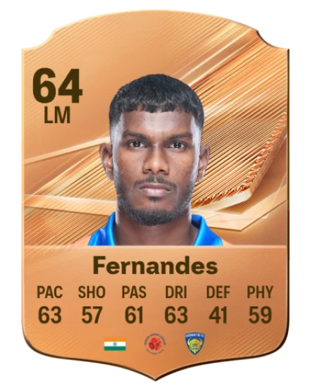 Fernandes 64 Common LM FC 26 card