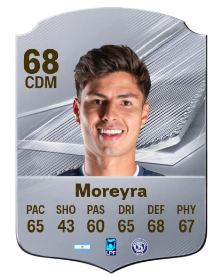 Moreyra 68 Silver CDM FC 27 card