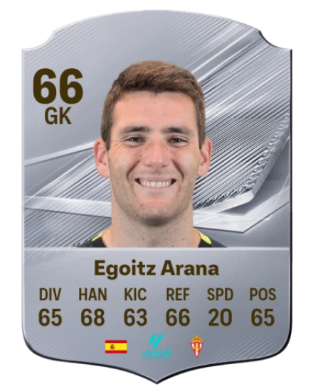 Egoitz Arana 66 Common GK FC 26 card