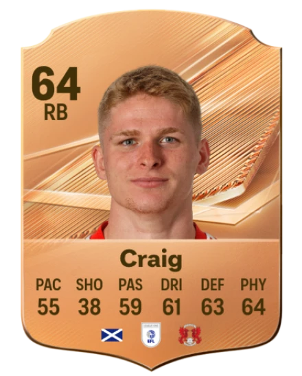 Craig 64 Common RB FC 26 card