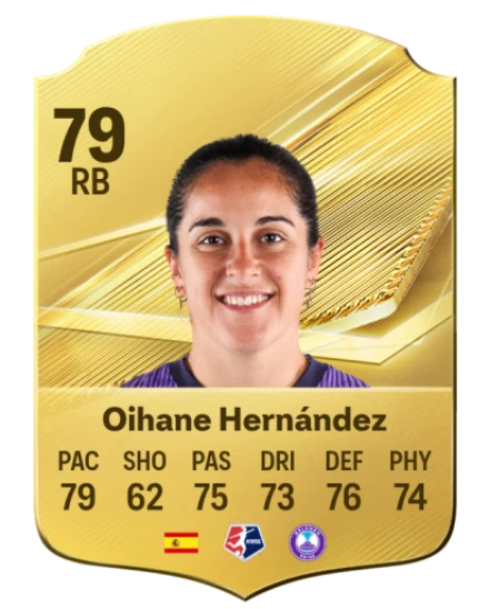 Oihane Hernández 79 Common RB FC 26 card