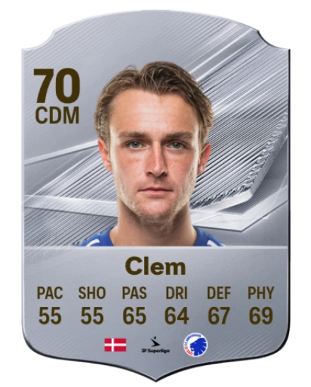 Clem 70 Silver CDM FC 27 card