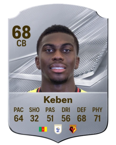 Keben 68 Common CB FC 26 card