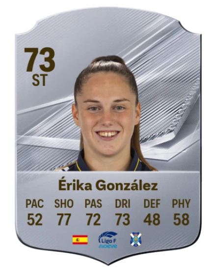 Érika González 73 Common ST FC 26 card