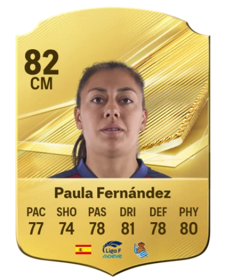 Paula Fernández 82 Common CM FC 26 card