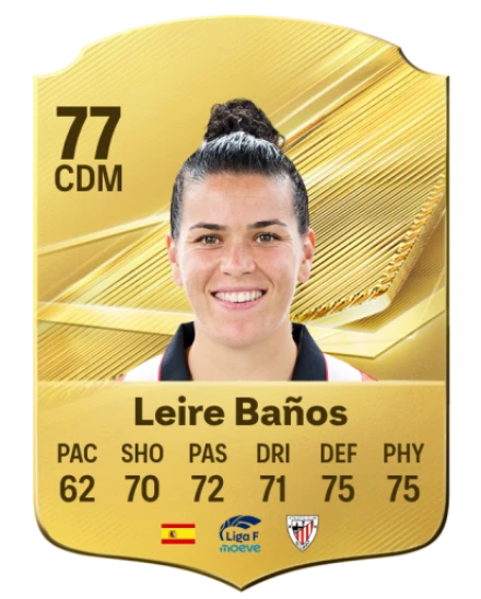 Leire Baños 77 Common CDM FC 26 card