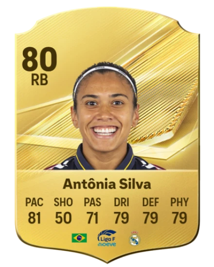 Antônia Silva 80 Gold RB FC 27 card