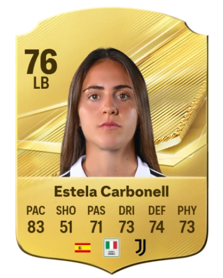 Estela Carbonell 76 Common LB FC 26 card
