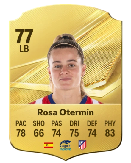 Rosa Otermín 77 Gold LB FC 27 card