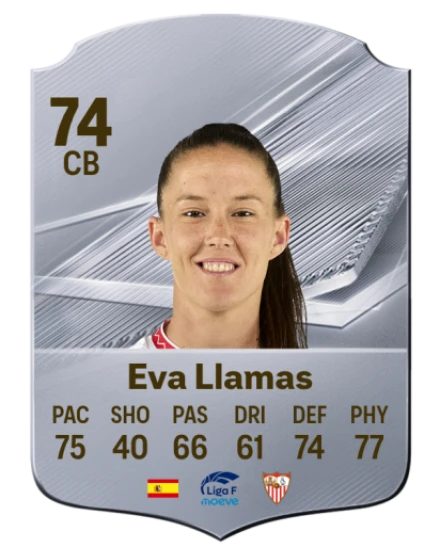 Eva Llamas 74 Common CB FC 26 card