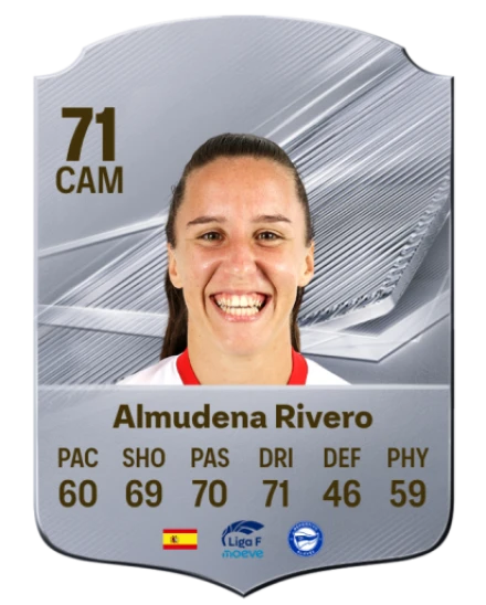 Almudena Rivero 71 Common CAM FC 26 card