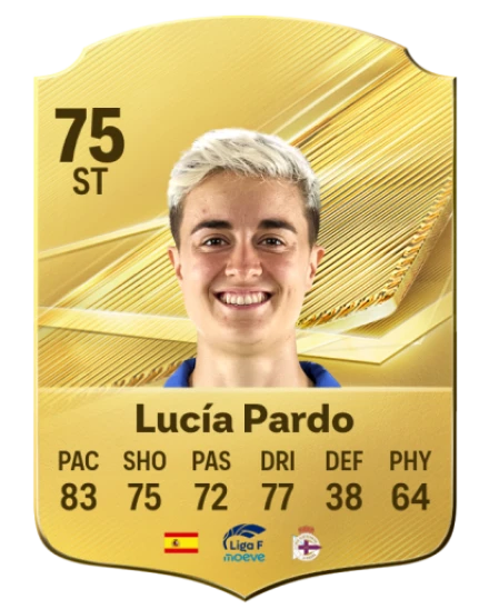 Lucía Pardo 75 Common ST FC 26 card