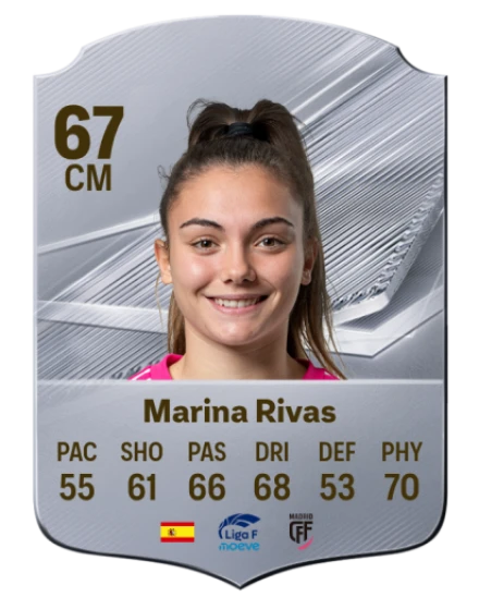 Marina Rivas 67 Silver CM FC 27 card