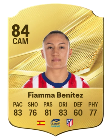 Fiamma Benítez 84 Common CAM FC 26 card