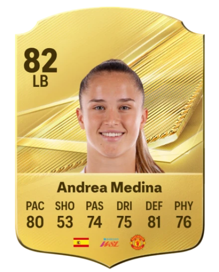 Andrea Medina 82 Common LB FC 26 card