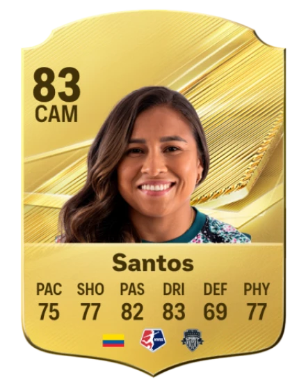 Santos 83 Common CAM FC 26 card