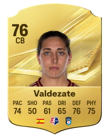 Valdezate 76 Common CB FC 26 card