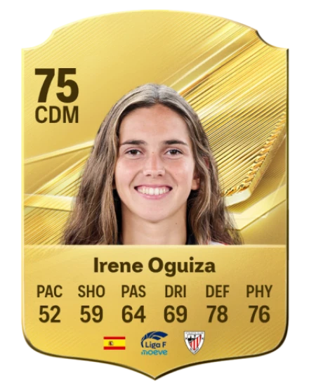 Irene Oguiza 75 Common CDM FC 26 card