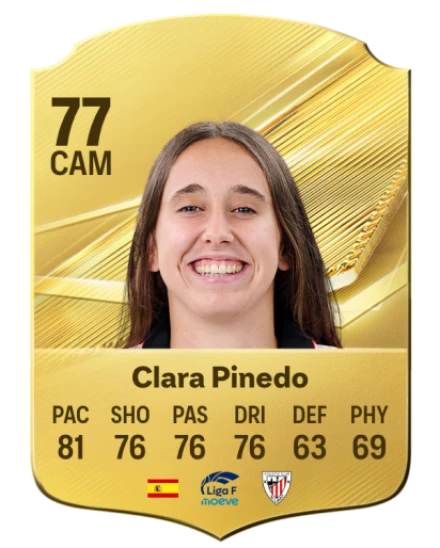 Clara Pinedo 77 Common CAM FC 26 card
