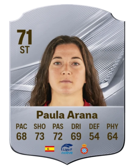 Paula Arana 71 Common ST FC 26 card