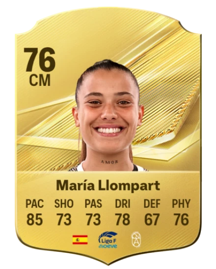 María Llompart 76 Common CM FC 26 card