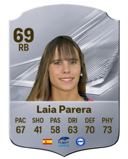 Laia Parera 69 Common RB FC 26 card
