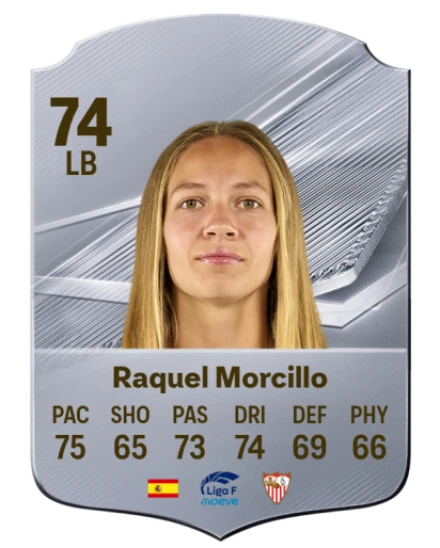 Raquel Morcillo 74 Common LB FC 26 card