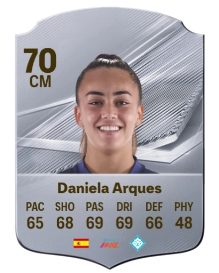 Daniela Arques 70 Silver CM FC 27 card