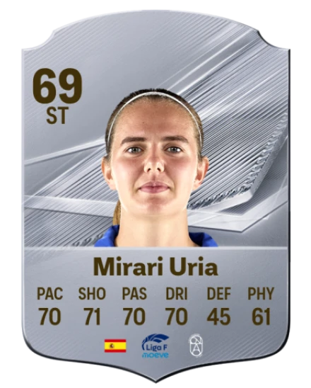 Mirari Uria 69 Silver ST FC 27 card