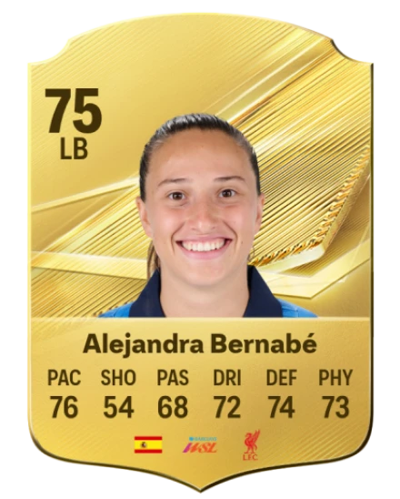 Alejandra Bernabé 75 Common LB FC 26 card