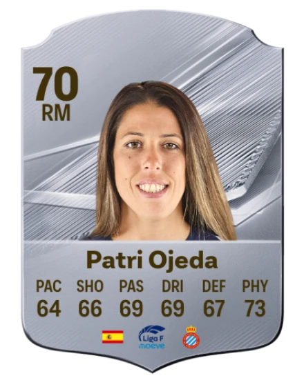 Patri Ojeda 70 Silver RM FC 27 card