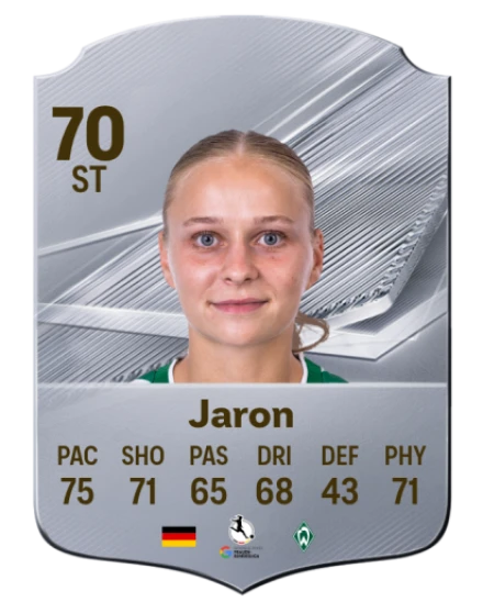 Jaron 70 Silver ST FC 27 card