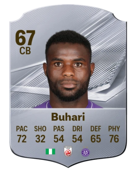 Buhari 67 Common CB FC 26 card