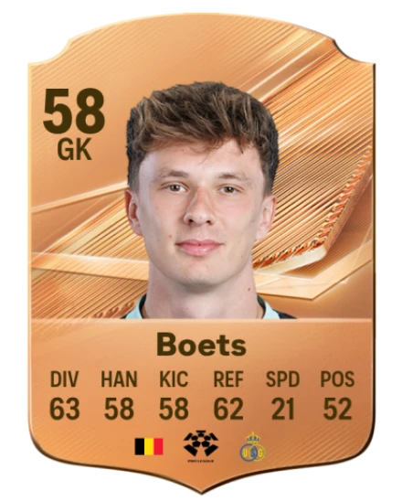 Boets 58 Bronze GK FC 27 card