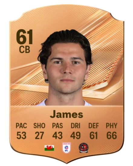 James 61 Bronze CB FC 27 card