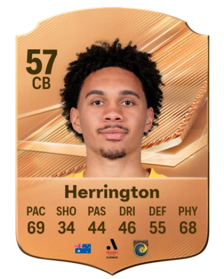 Herrington 57 Common CB FC 26 card