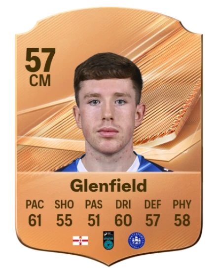 Glenfield 57 Common CM FC 26 card