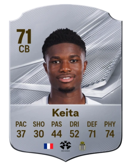Keita 71 Common CB FC 26 card