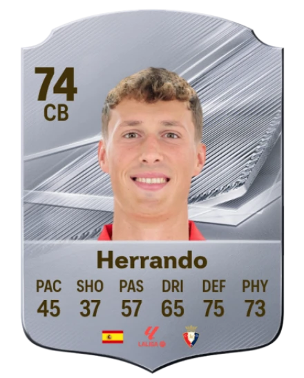 Herrando 74 Silver CB FC 27 card