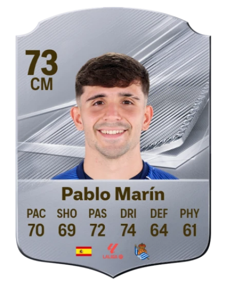 Pablo Marín 73 Silver CM FC 27 card