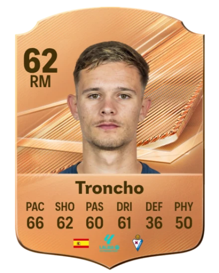 Troncho 62 Bronze RM FC 27 card