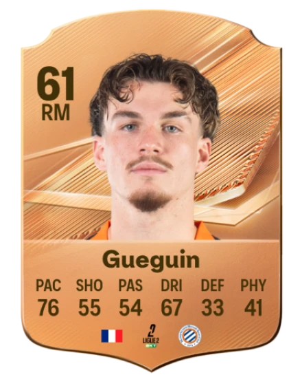 Gueguin 61 Bronze RM FC 27 card