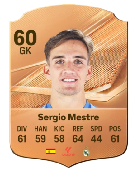 Sergio Mestre 60 Bronze GK FC 27 card
