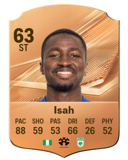 Isah 63 Bronze ST FC 27 card
